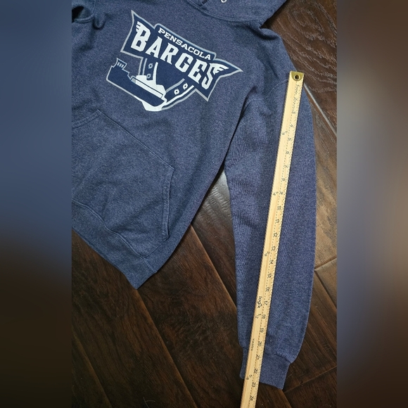 Pensacola Barges Mens Pullover Hoodie Sweater Small - Picture 3 of 8